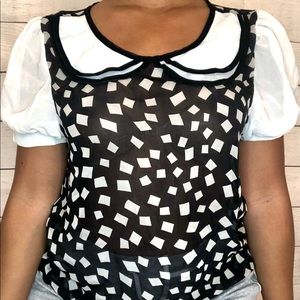 Black & White Top